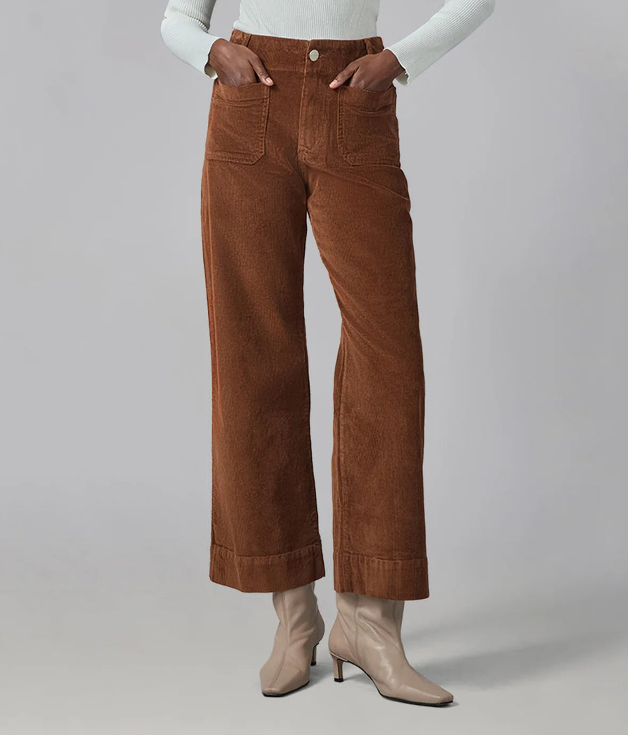 Pantalon Colette brun flamboyant par Lola Jeans