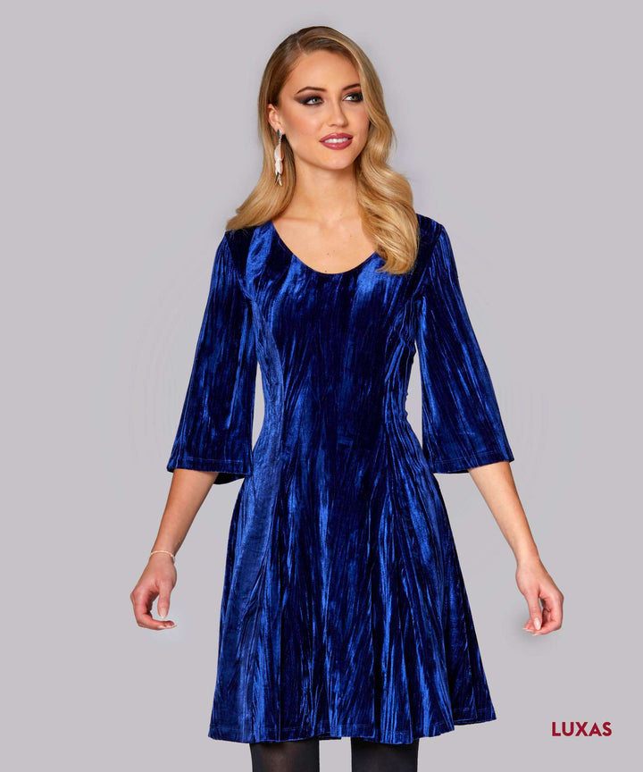 Robe Luxas bleue ou noire de Luc Fontaine