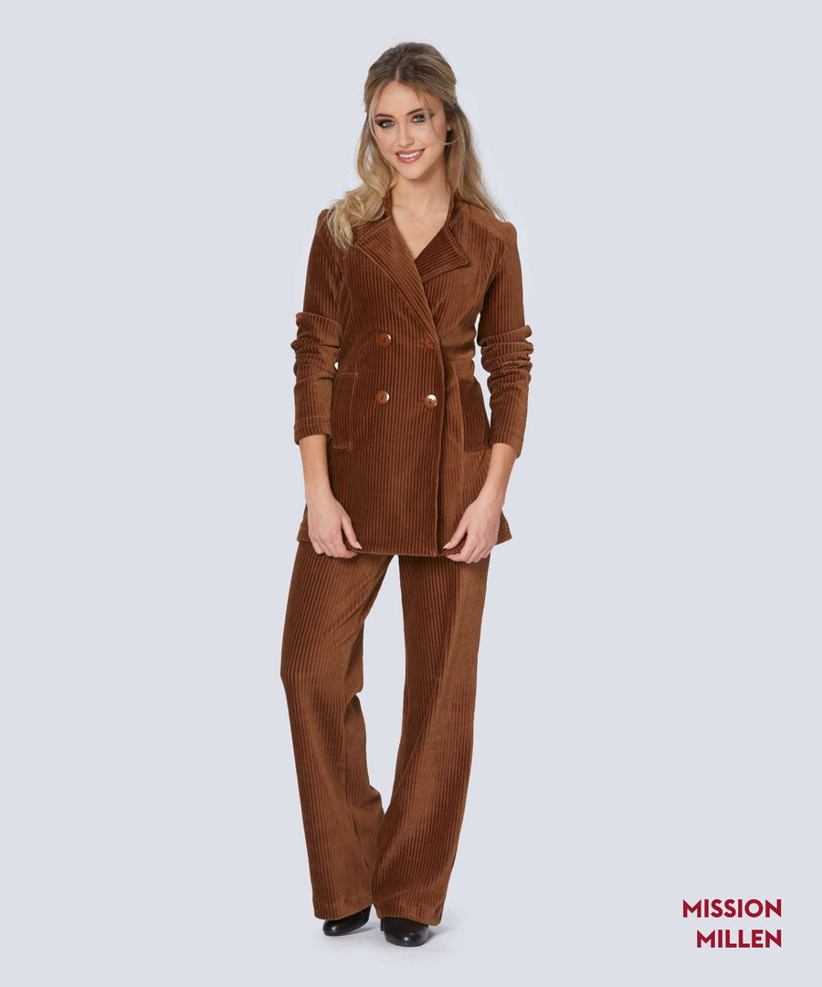 Pantalon Millen caramel de Luc Fontaine