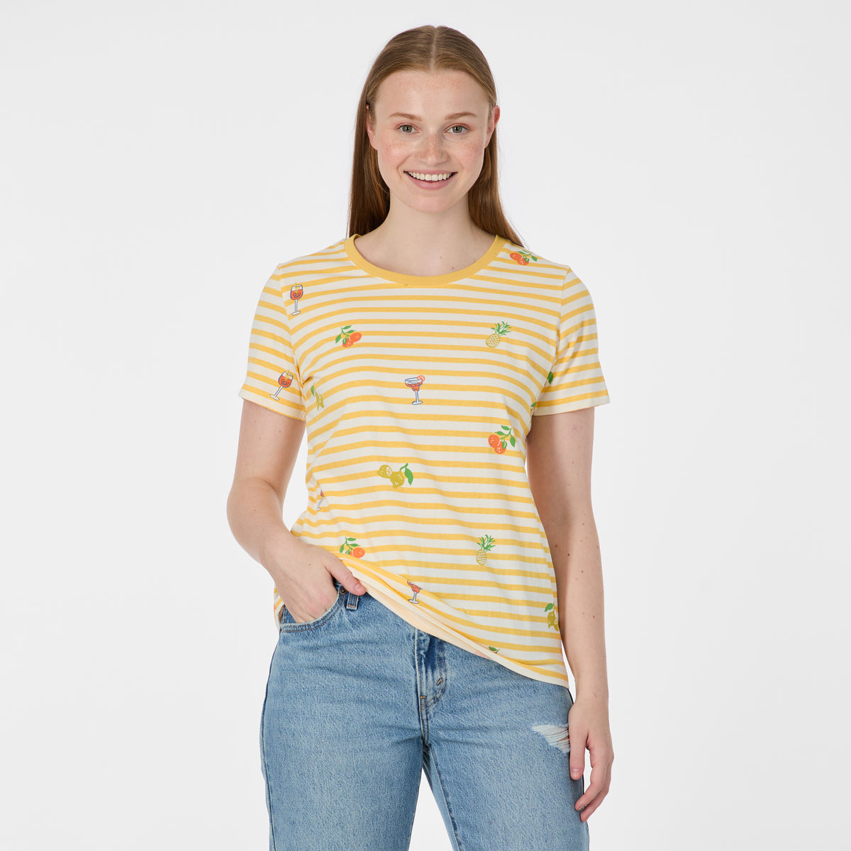 T-shirt mintta rayures de Ragwear