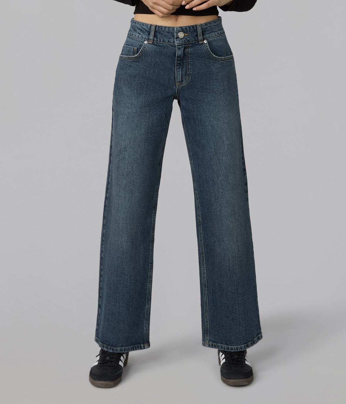 Jeans Miro film noir 31 pouces par Lola Jeans