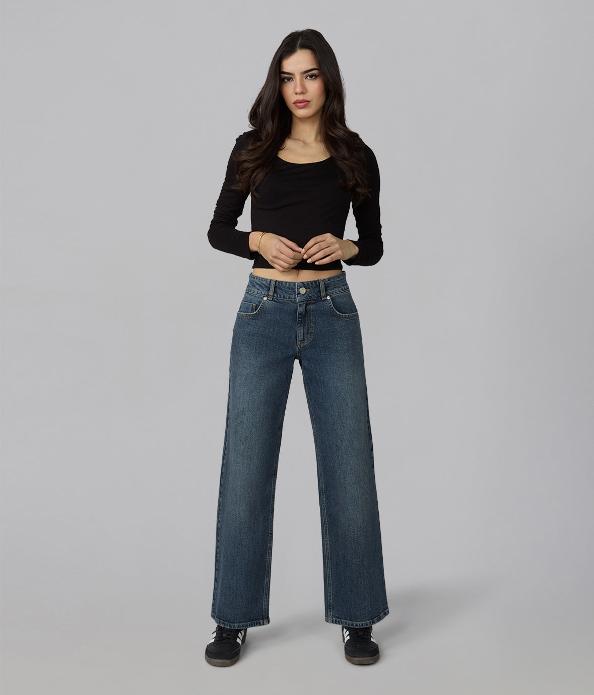 Jeans Miro film noir 31 pouces par Lola Jeans