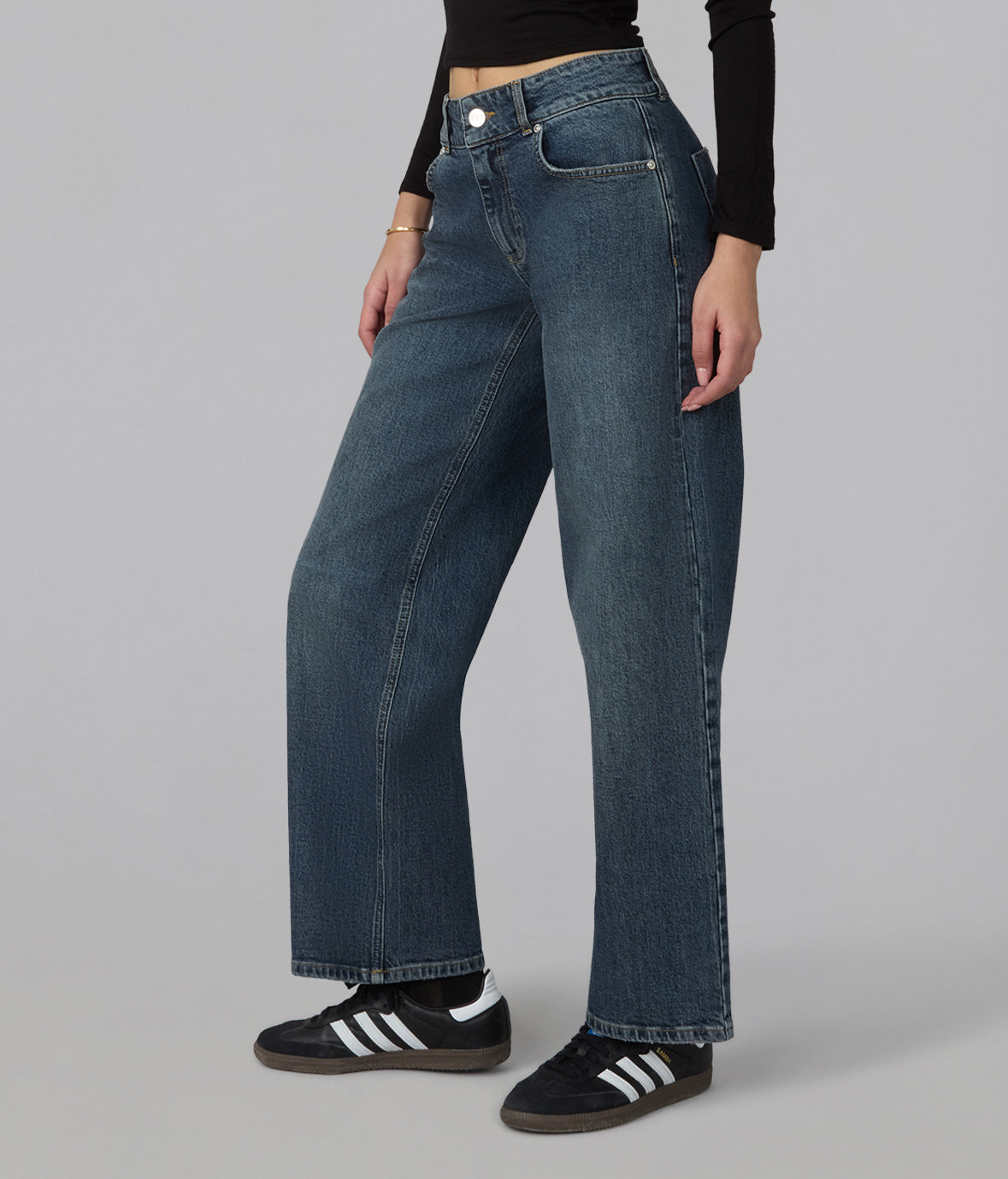 Jeans Miro film noir 31 pouces par Lola Jeans