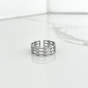 Bague Mora Ajustable argent 925 de Tokade