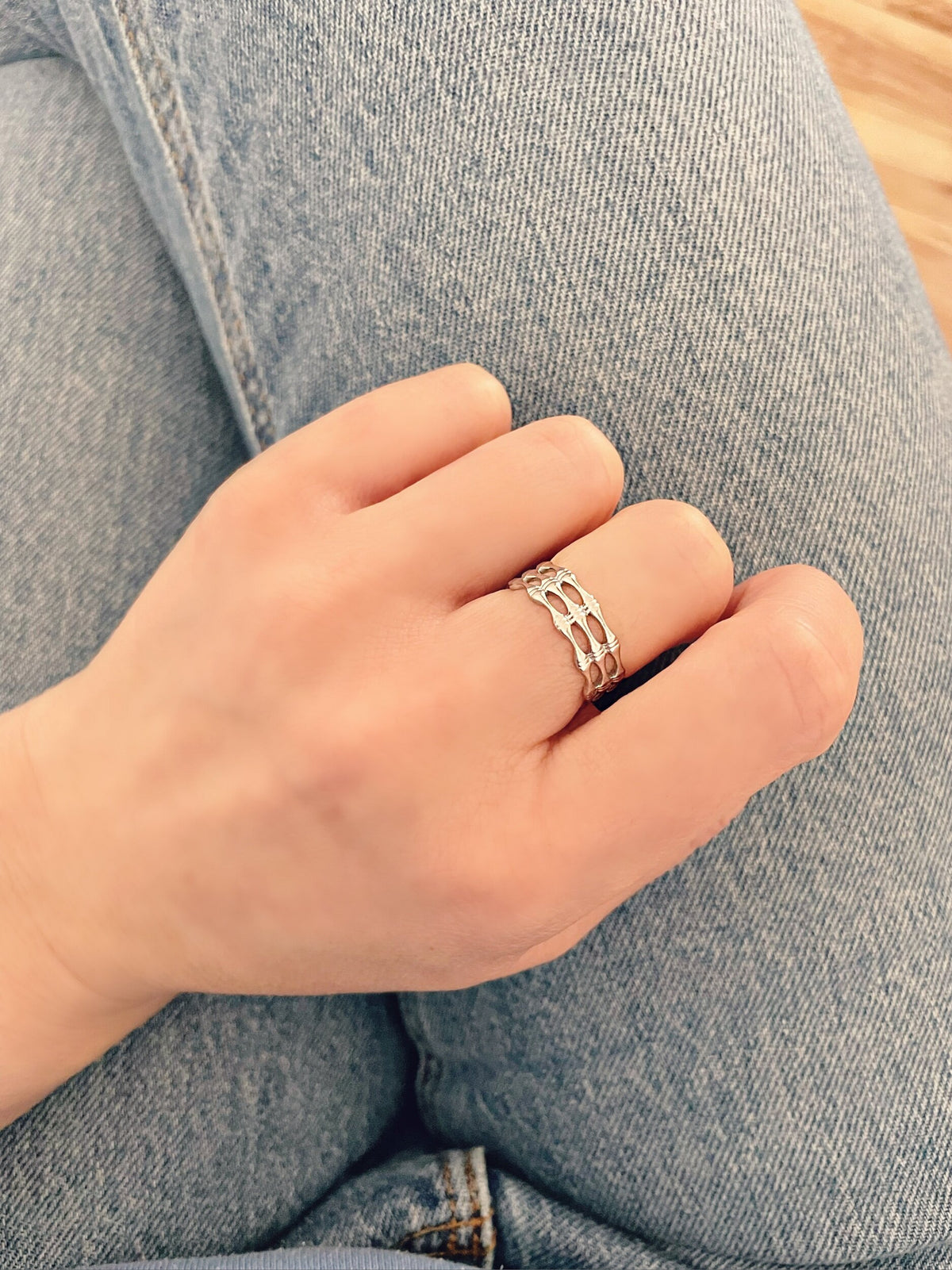 Bague Mora Ajustable argent 925 de Tokade