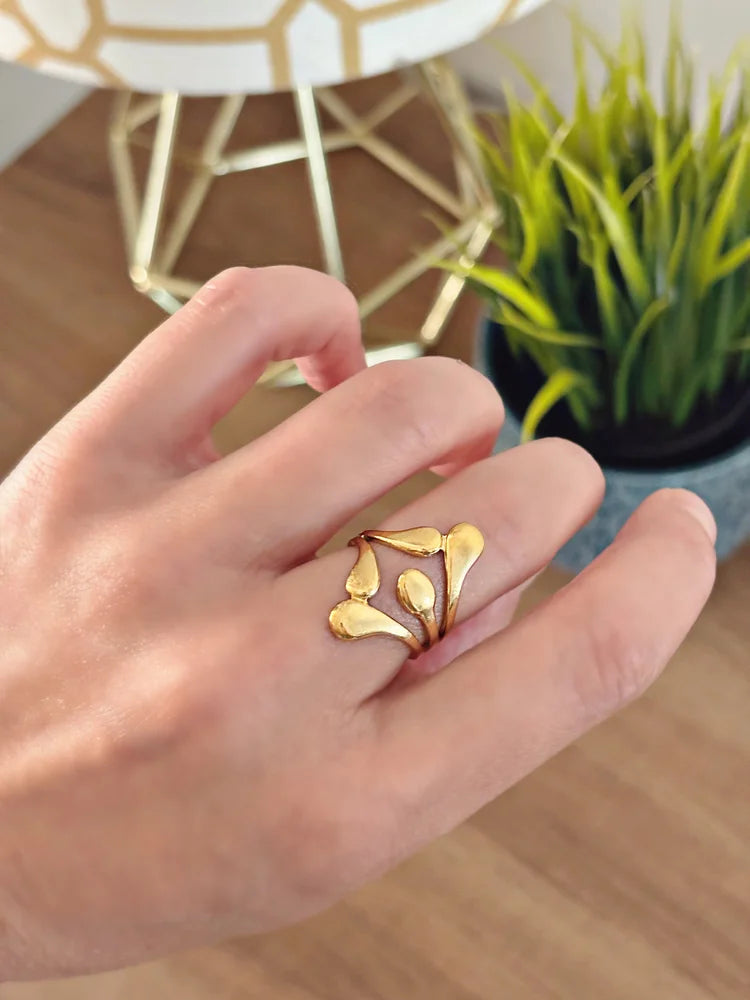 Bague Mag dorée de Tokade