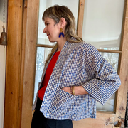Veste Magnolia vichy teal de Kazak