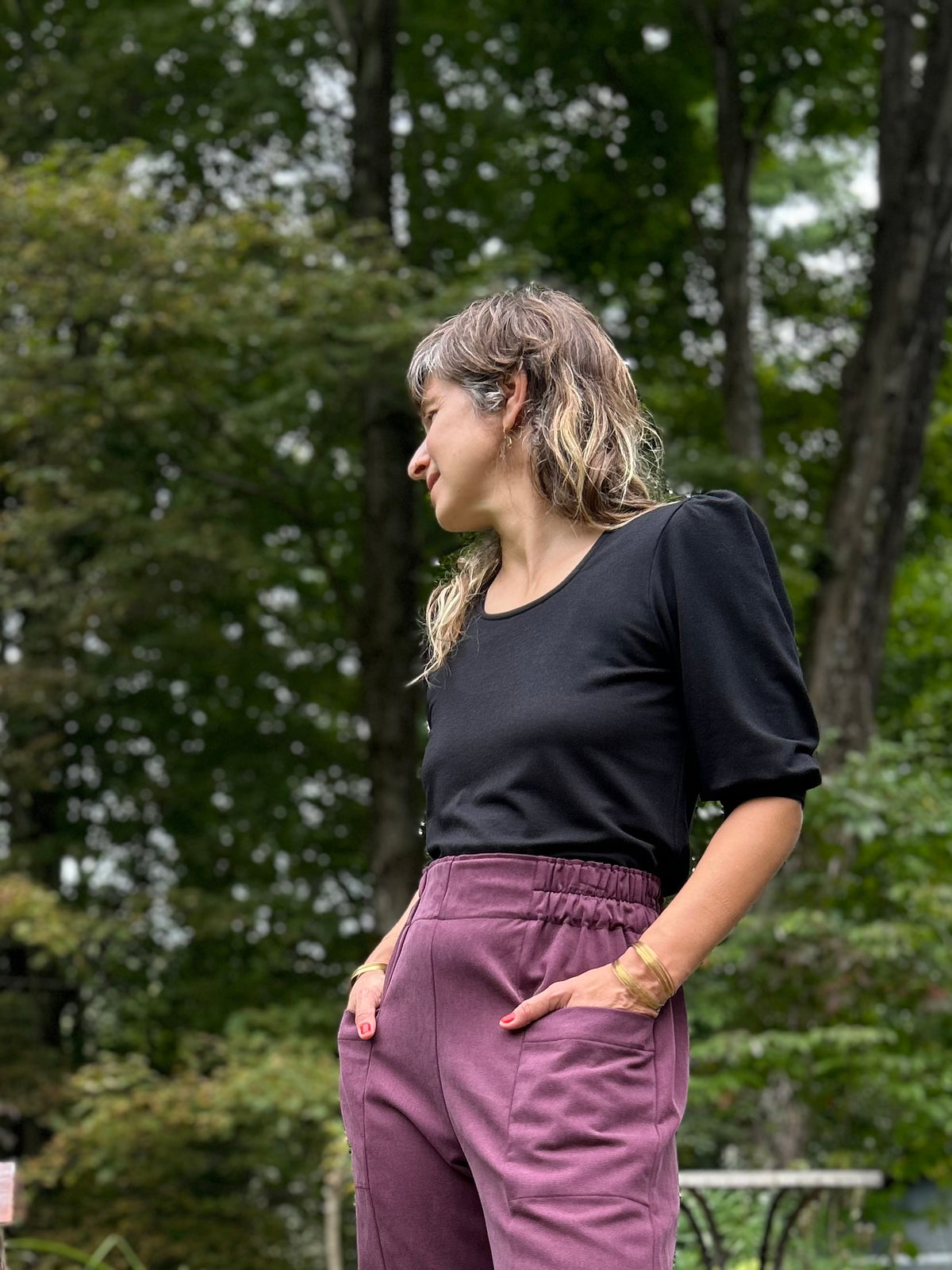 Top Margaux noir de Kazak