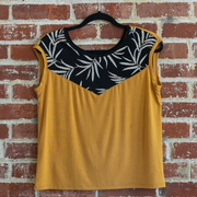 Top Pepita jaune de Marie C