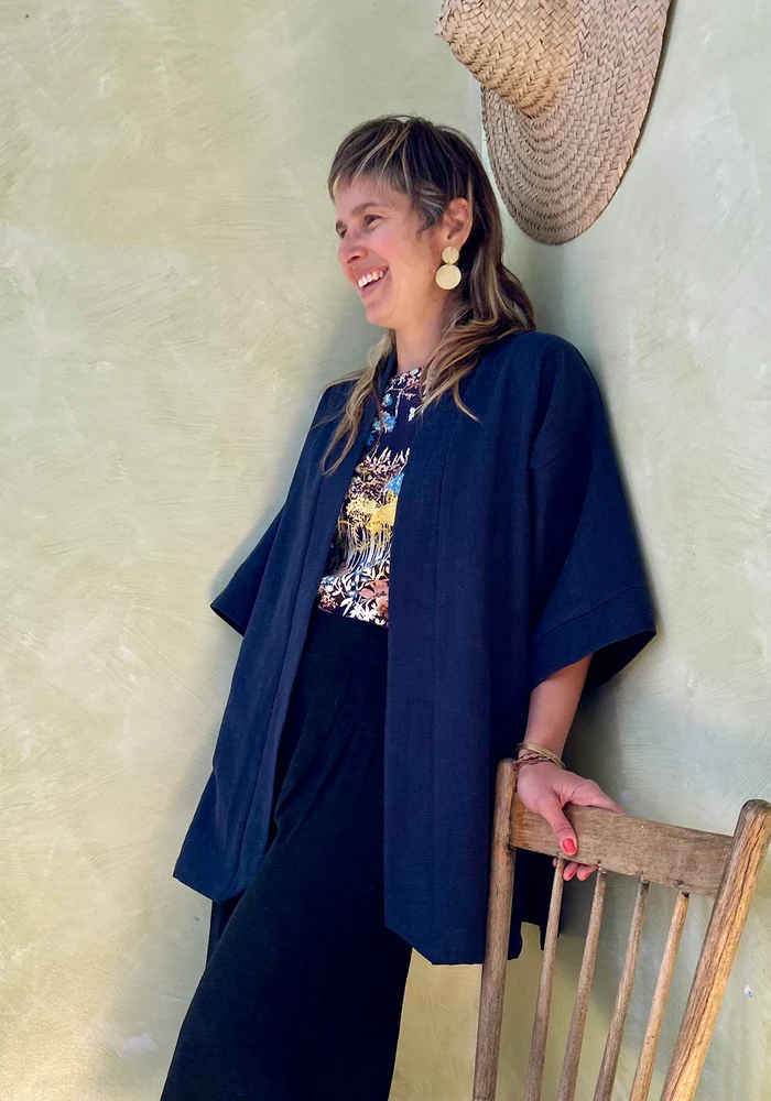 Veste Mirano indigo de Kazak