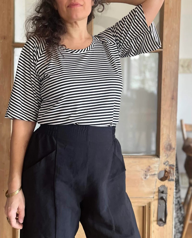 Top Montebelluna rayures noires de Kazak