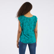 Haut Oddile teal green large de Ragwear