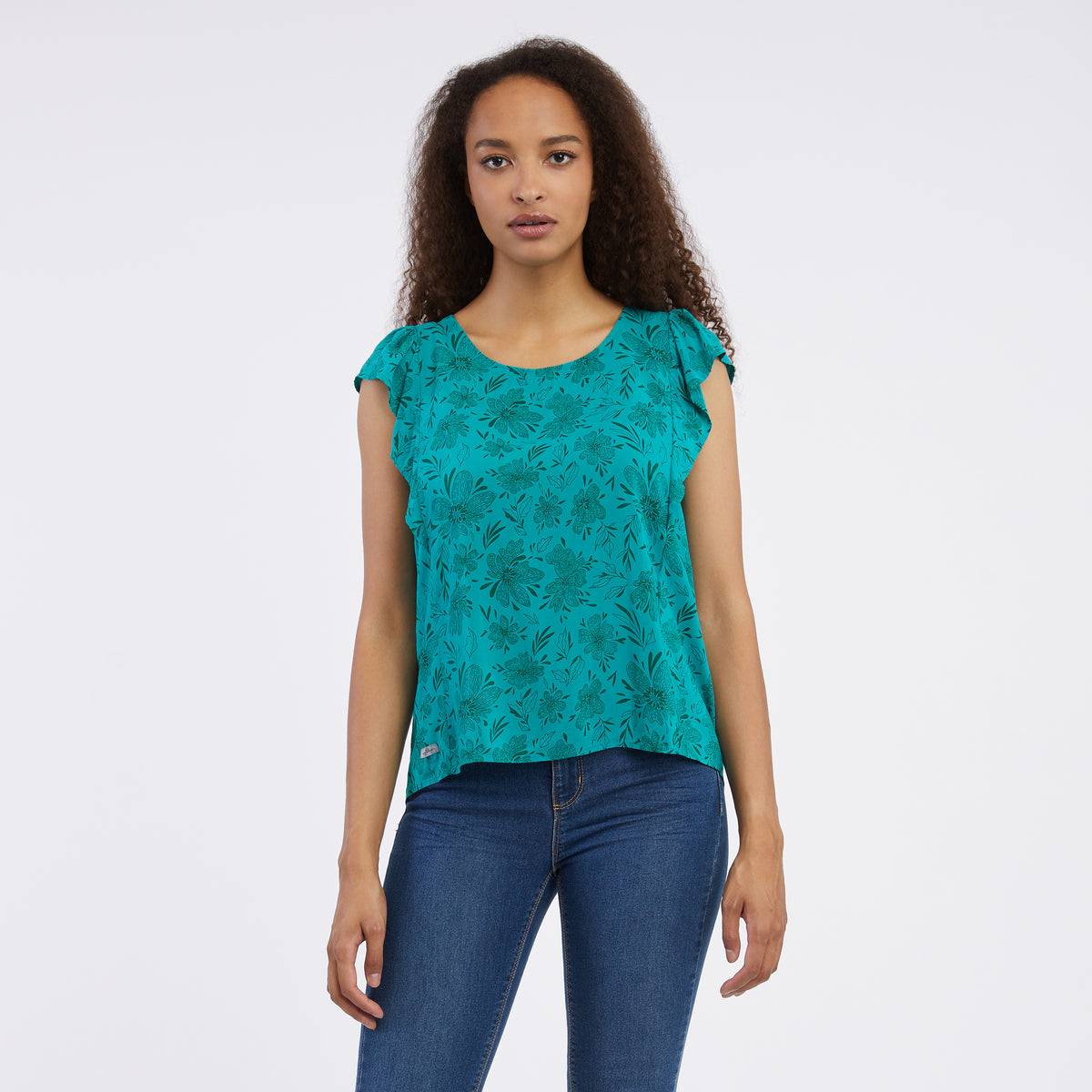 Haut Oddile teal green large de Ragwear