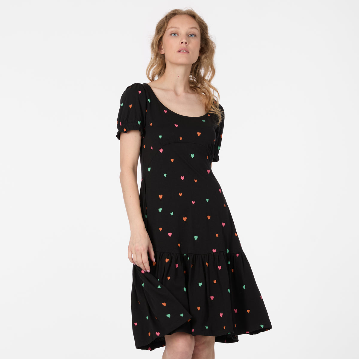Robe Orise print black small de Ragwear