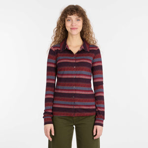 Chandail Pagee print wine red de Ragwear