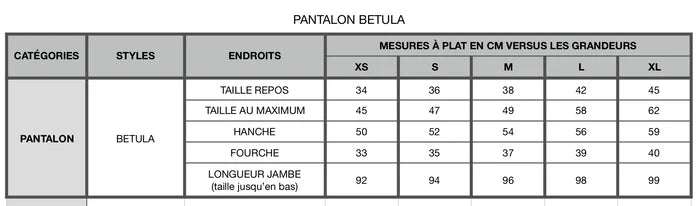 Pantalon Bétula figuier de Kazak