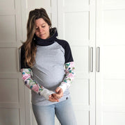 Chandail hoodie fleurs pastel de APRT