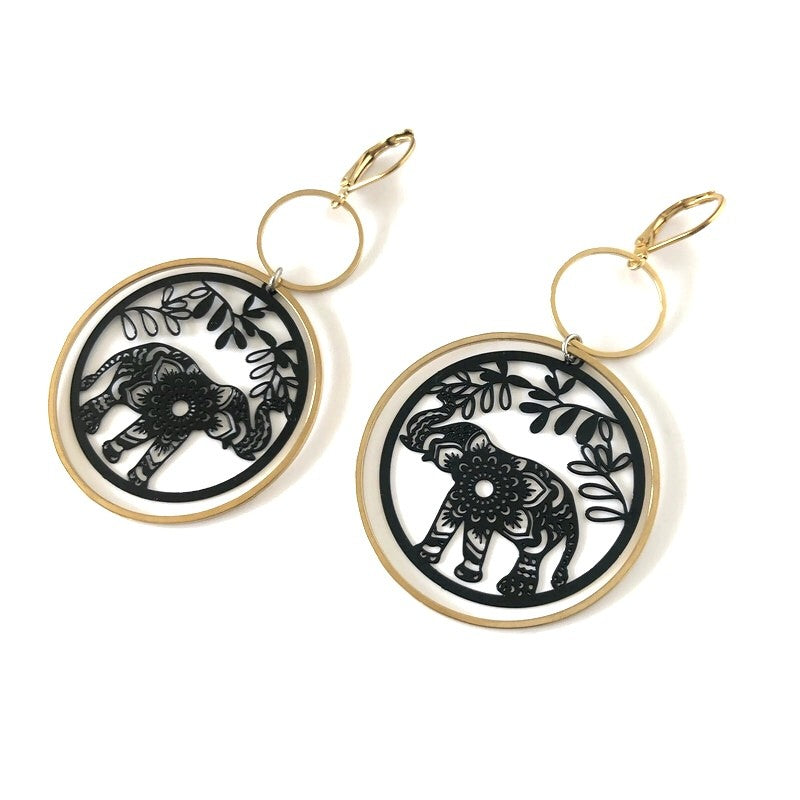 Boucles d'oreilles Pak Kret par Alix et Coco