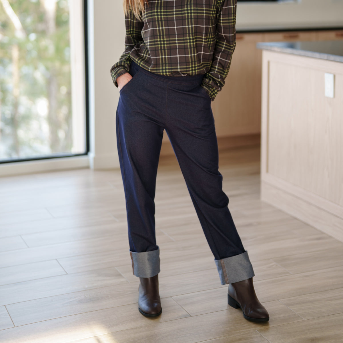 Pantalon Yamaska denim bleu de Rien ne se perd tout se crée
