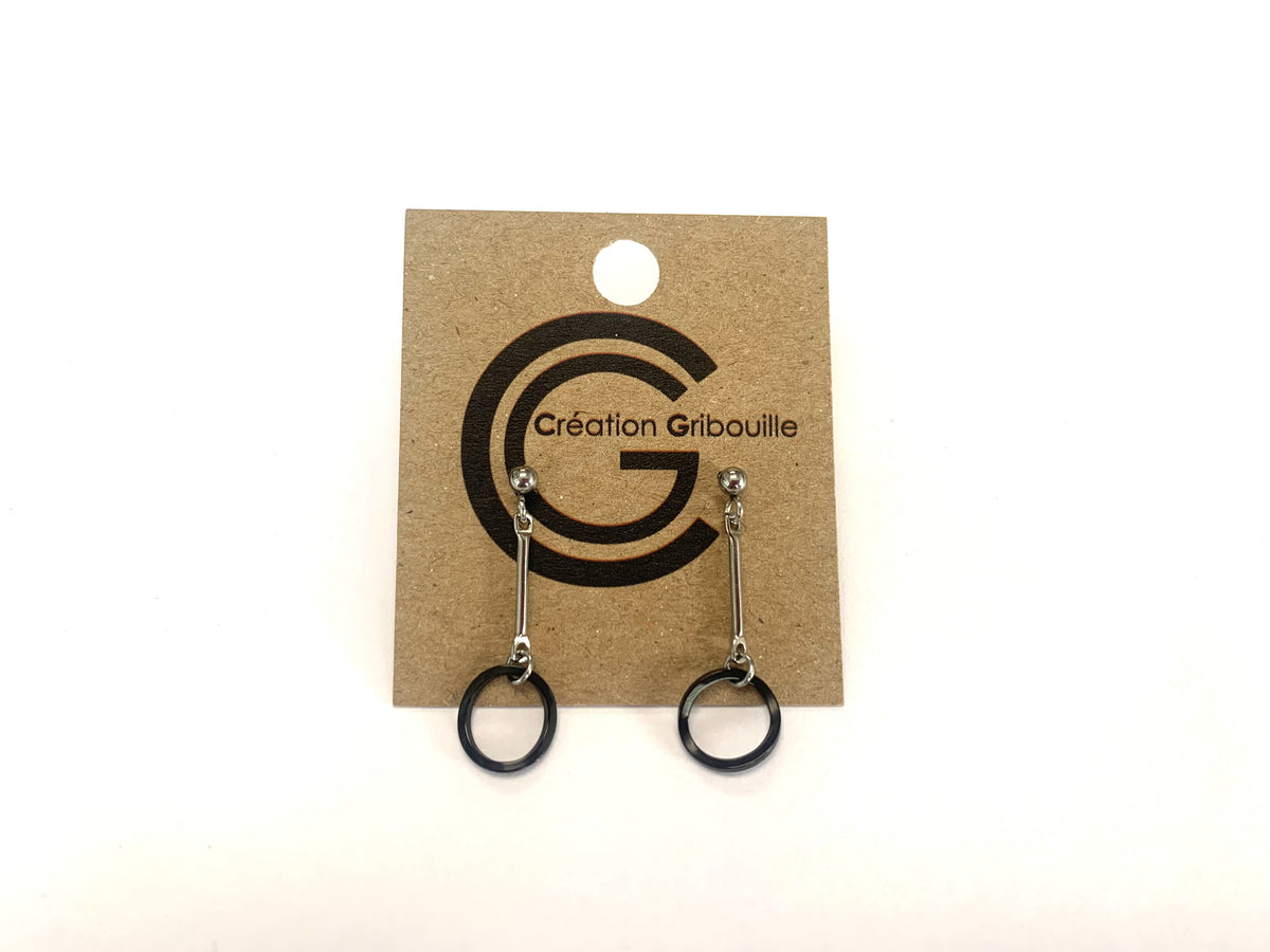 Boucles d'oreilles #640 de Gribouille