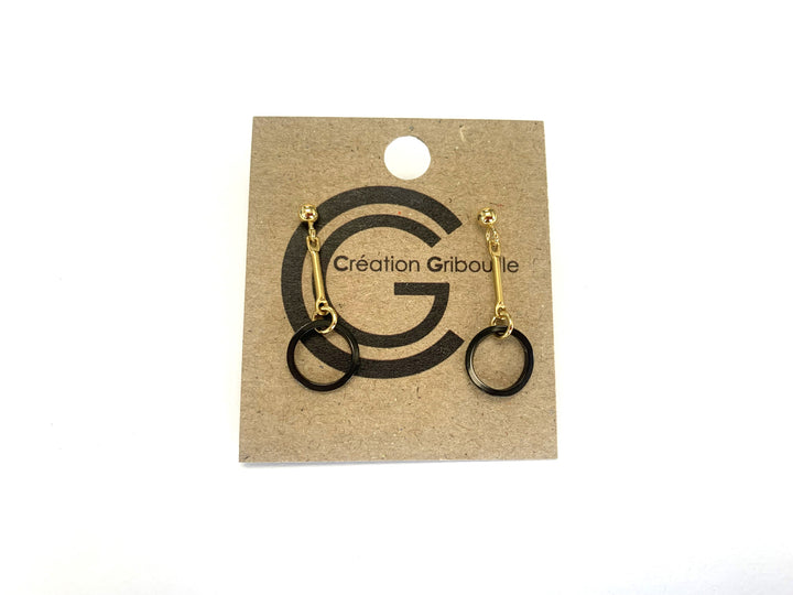 Boucles d'oreilles #641 de Gribouille