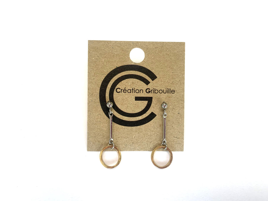 Boucles d'oreilles #642 de Gribouille