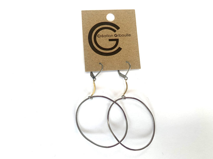Boucles d'oreilles #647 de Gribouille