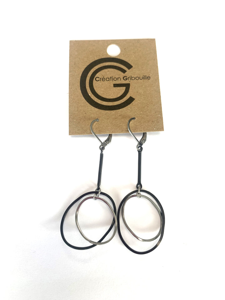 Boucles d'oreilles #652 de Gribouille