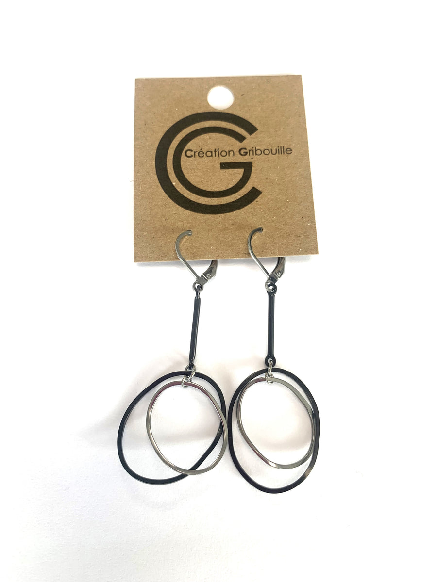 Boucles d'oreilles #652 de Gribouille