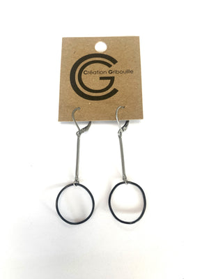 Boucles d'oreilles #663 de Gribouille