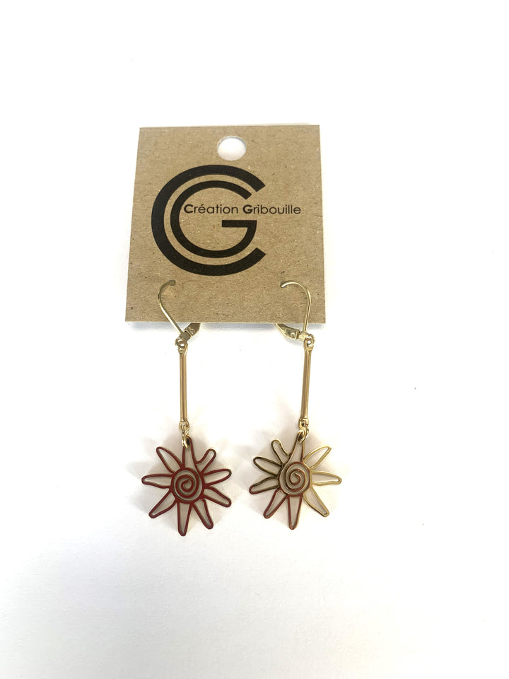 Boucles d'oreilles #664 de Gribouille