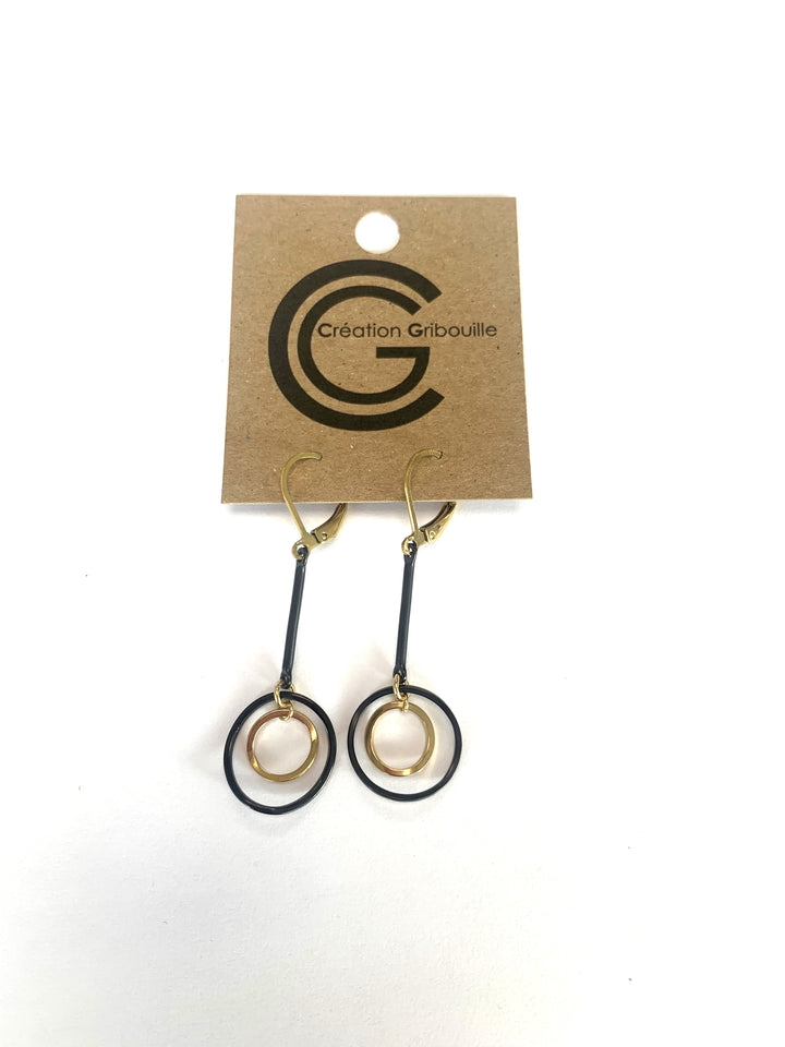 Boucles d'oreilles #667 de Gribouille