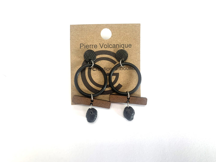 Boucles d'oreilles #676 de Gribouille