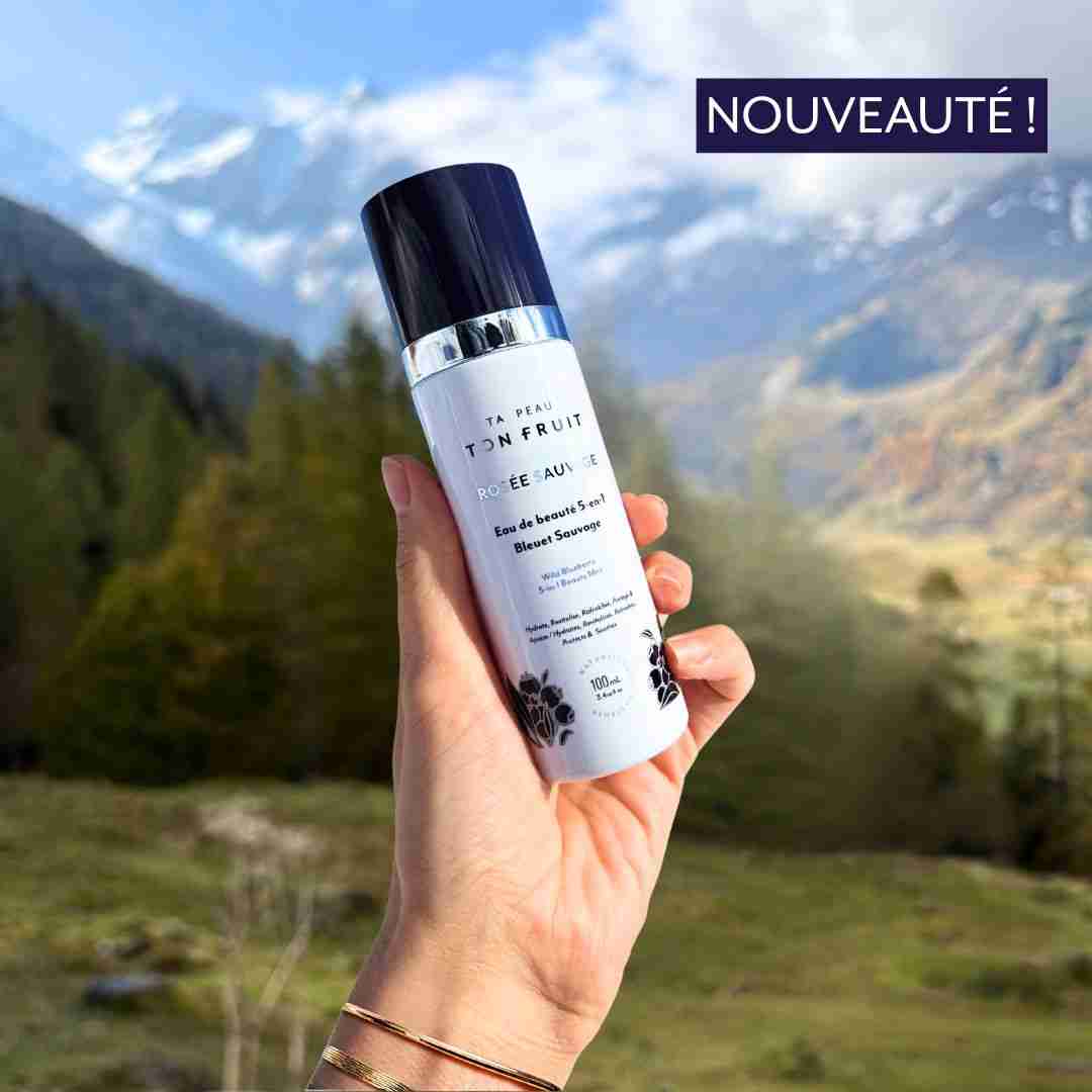 Eau de beauté 5 en 1  bleuets sauvages Ta peau ton fruit