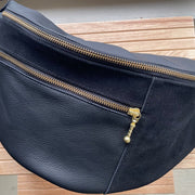 Sac Pinacle Banane rouge Carmin tout cuir de Kazak