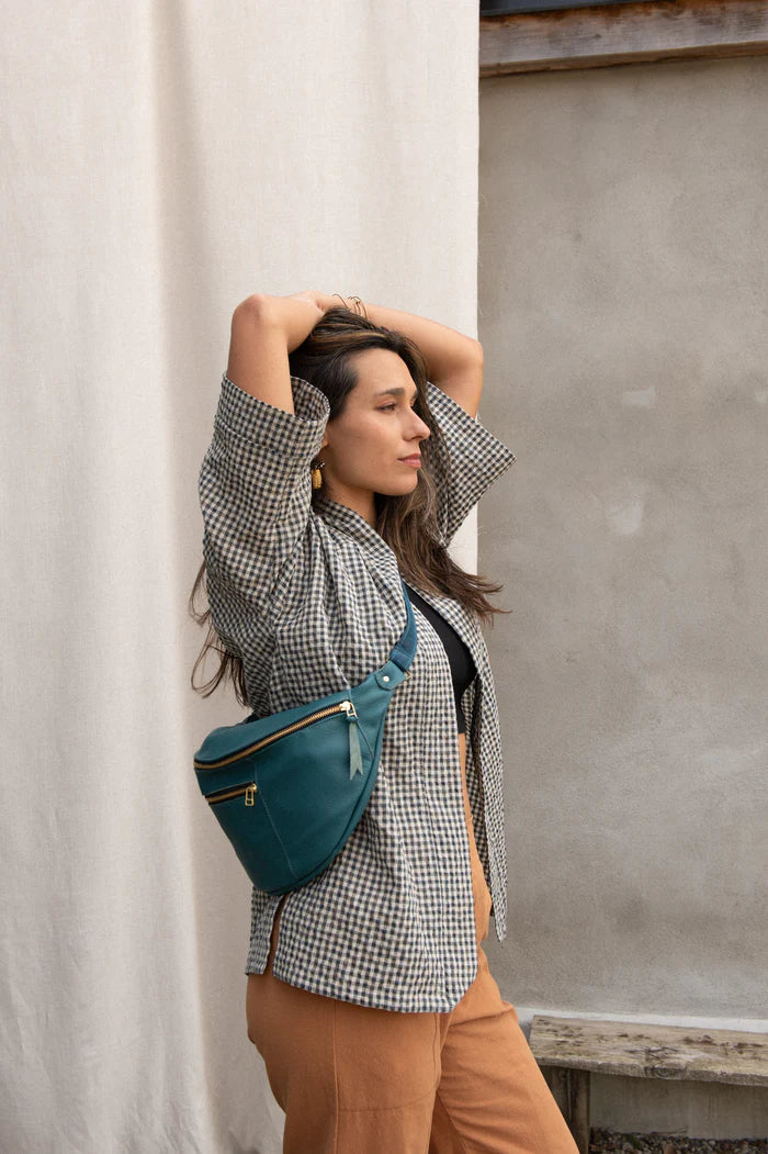 Sac Pinacle Banane caramel sarcelle de Kazak