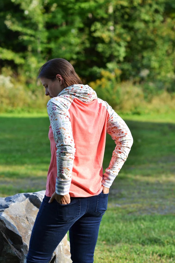 Chandail raglan  corail de APRT