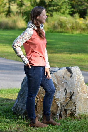 Chandail raglan  corail de APRT