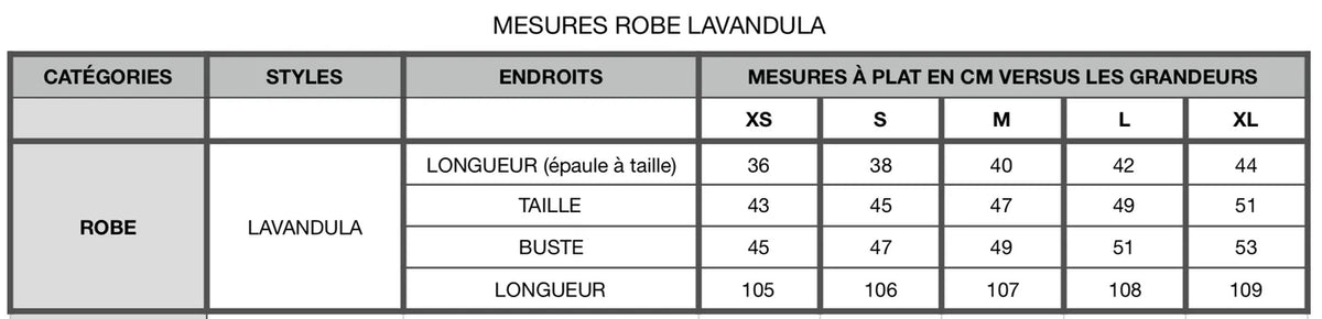 Robe Lavandula farmland de Kazak