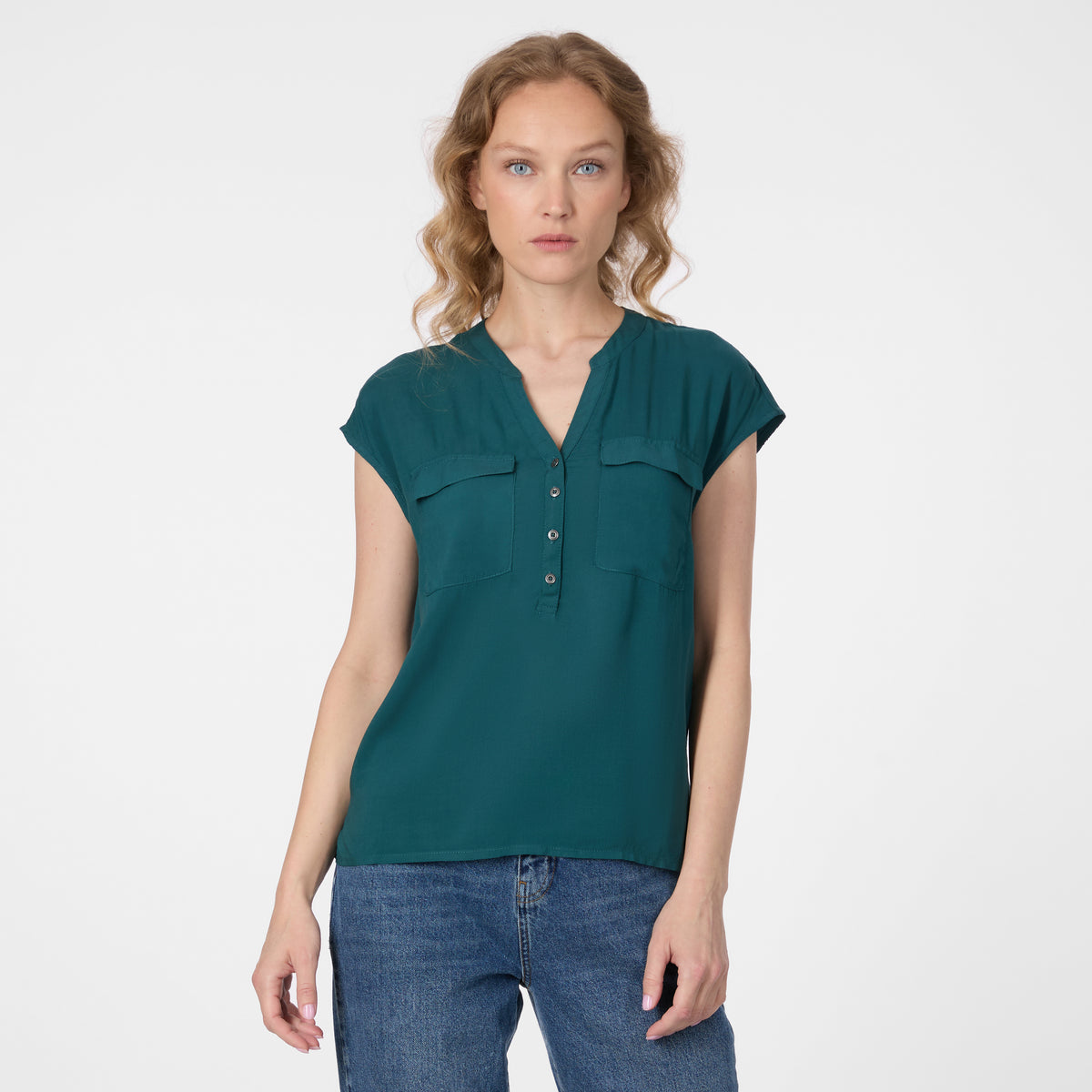 Haut Romanna ocean green small de Ragwear
