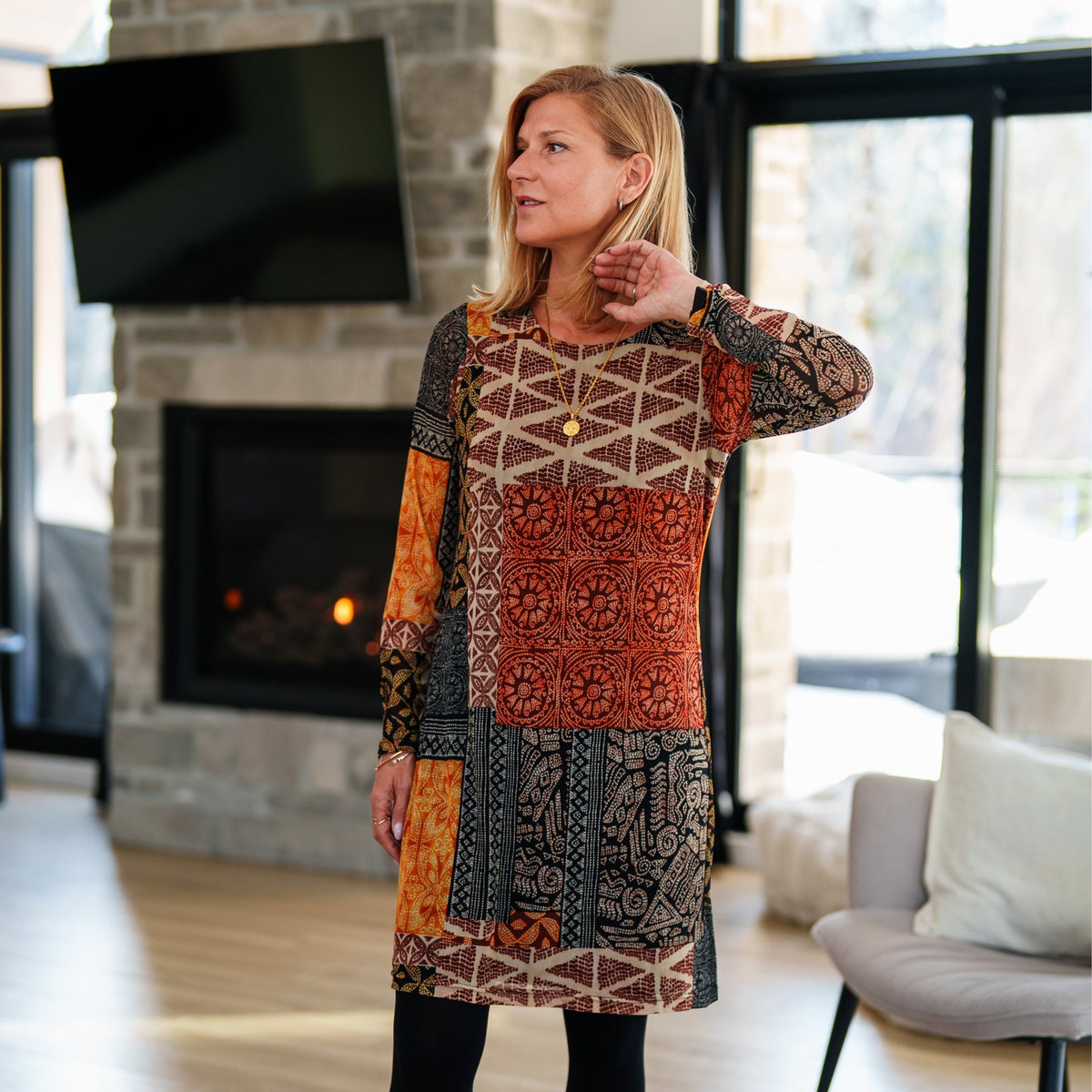 Robe Ste-Marguerite mosaîque de Rien ne se perd tout se crée