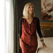 Robe tailleur cuivre de Louve