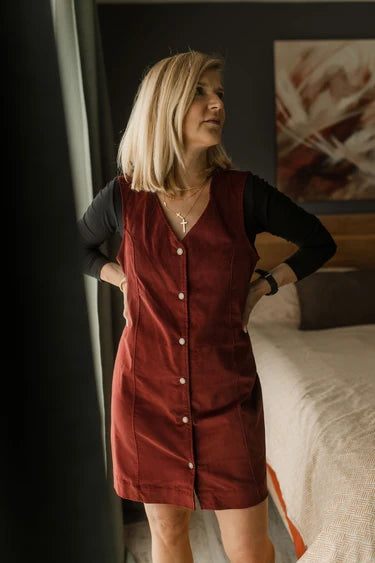 Robe tailleur cuivre de Louve
