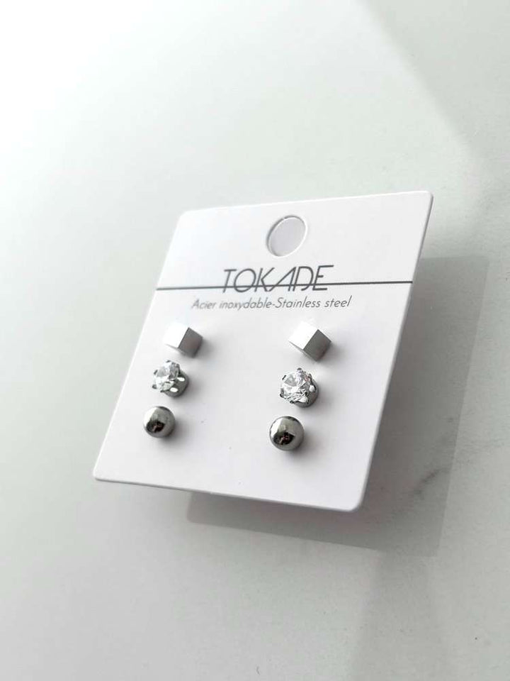 Trio de Boucles d'oreilles Rym de Tokade