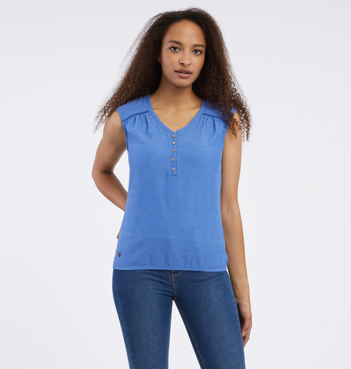 Haut Salty bleu cobalt small de Ragwear