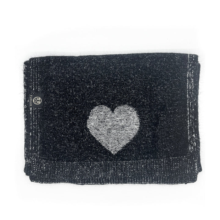 Foulard coeur charcoal par Furlux
