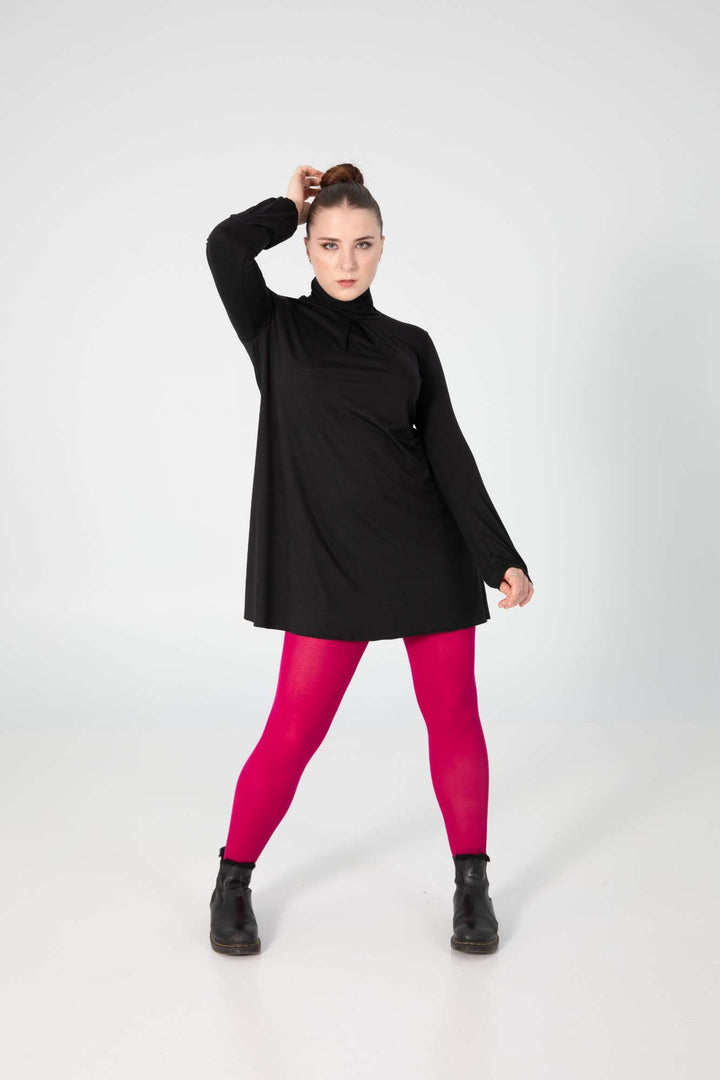 Robe ou tunique Piccadilly noire de Slak