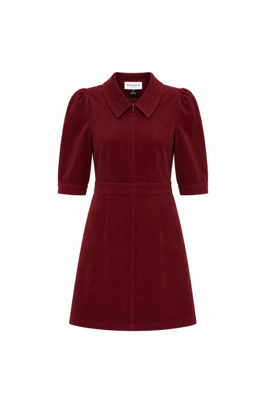 Robe Sabine couleur vin de Marigold