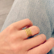 Bague Samya dorée de Tokade