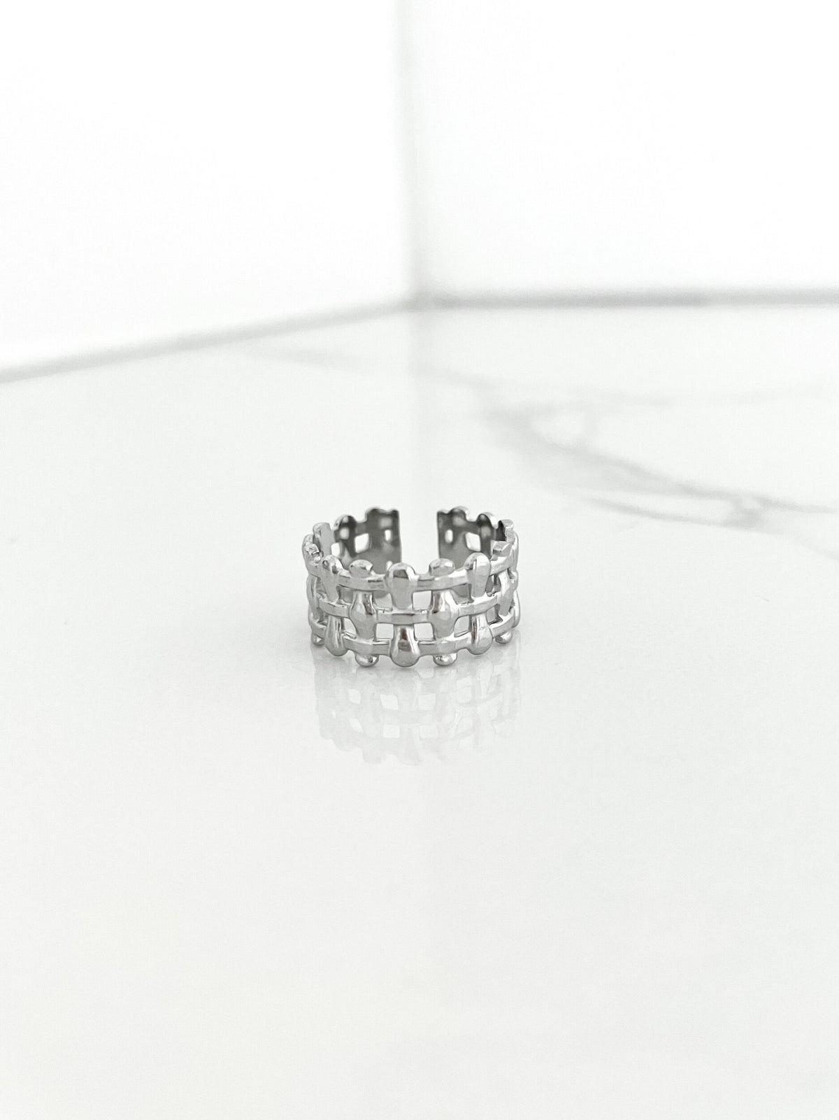Bague tINNA Ajustable argent 925 de Tokade